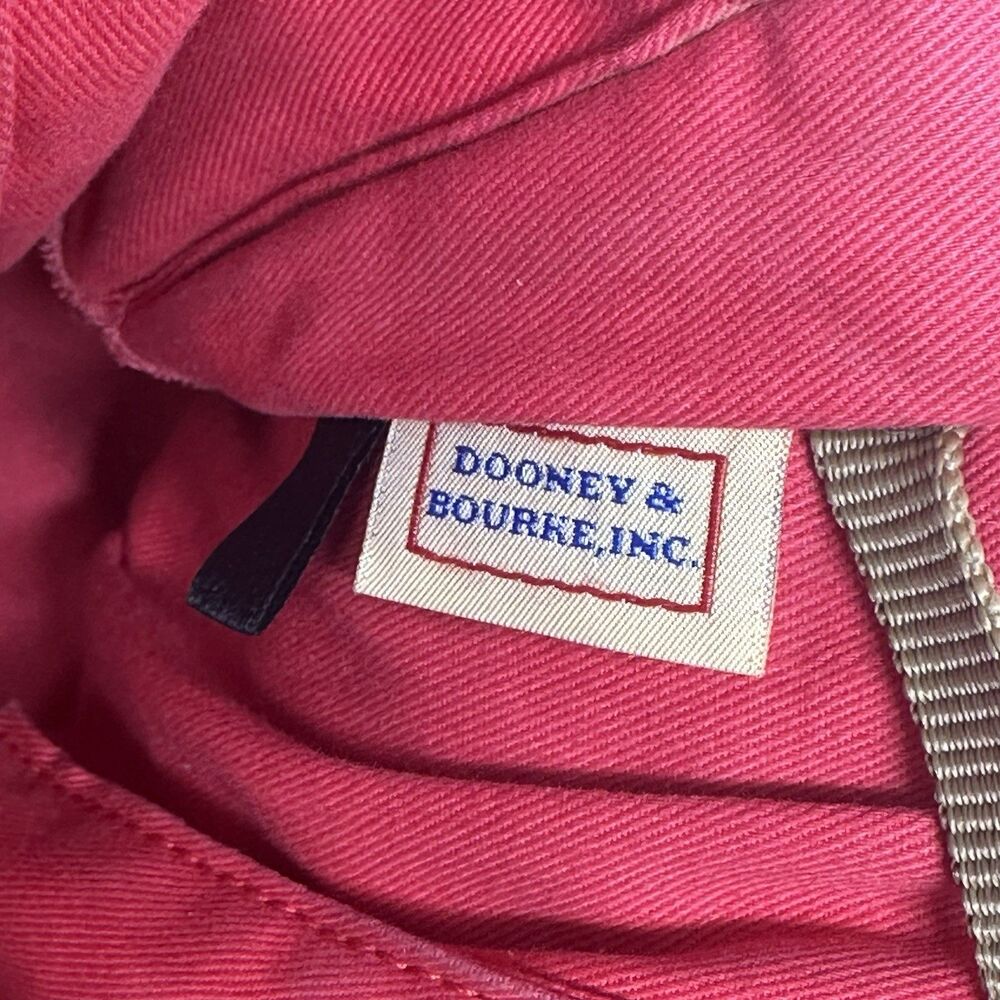 Dooney & Bourke Tiverton Plaid Zip Zip Satchel Navy Blue Shoulder Strap READ - Picture 16 of 16